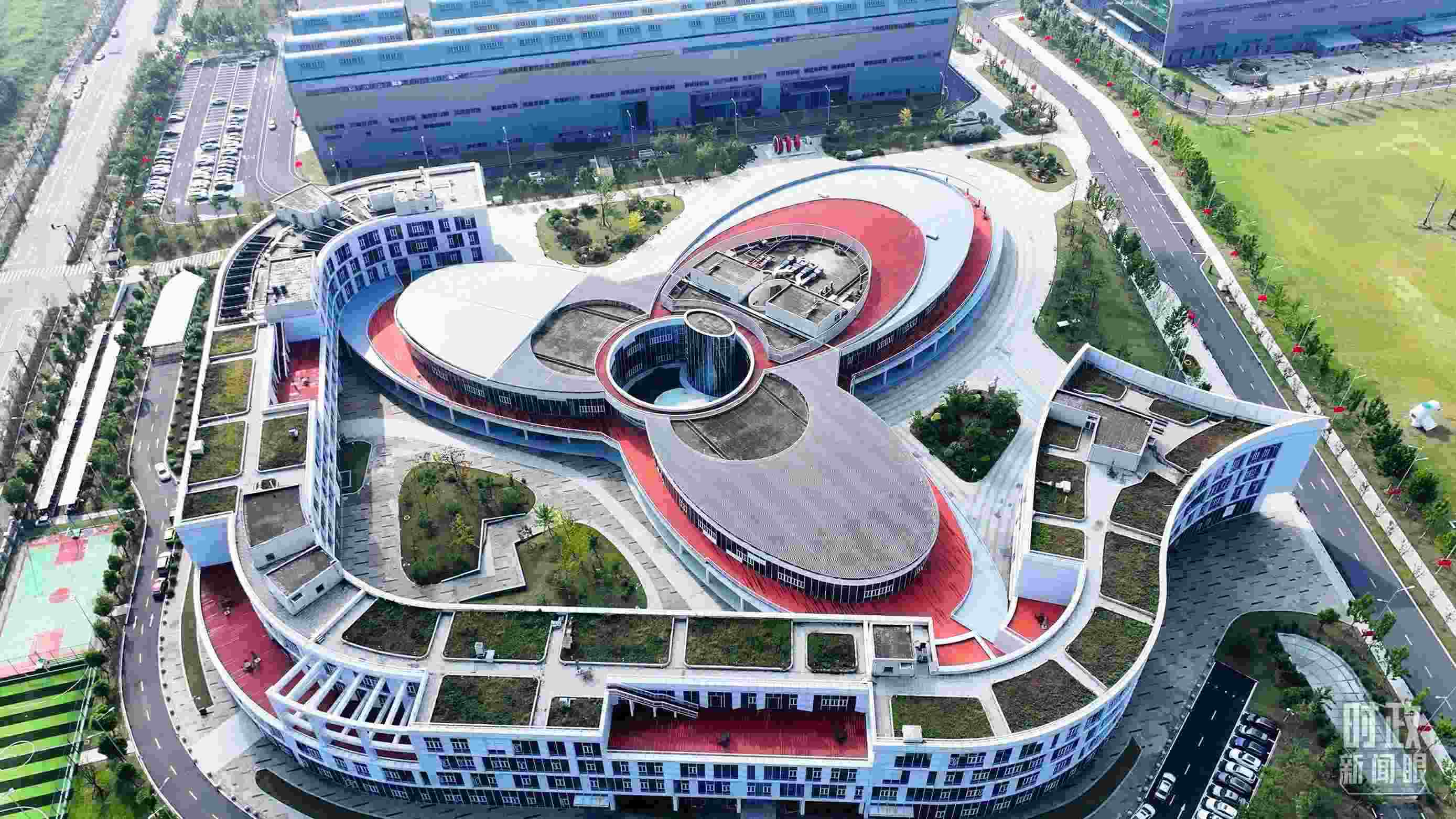 △位于合肥未來大科學(xué)城的聚變堆主機關(guān)鍵系統(tǒng)綜合研究設(shè)施園區(qū)。（總臺記者陳志猛拍攝）