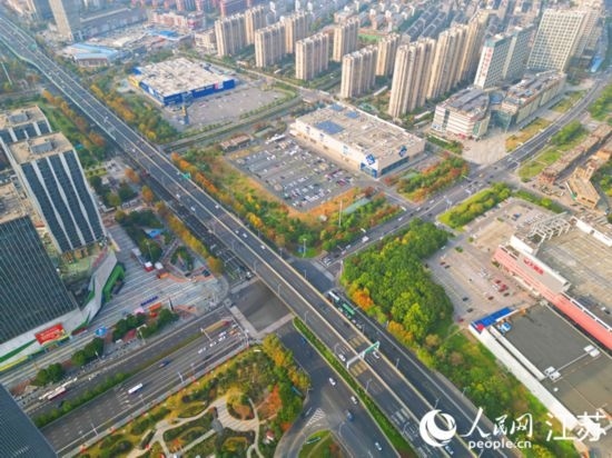 崇川區(qū)北大街便民商圈。人民網(wǎng)記者 王繼亮攝