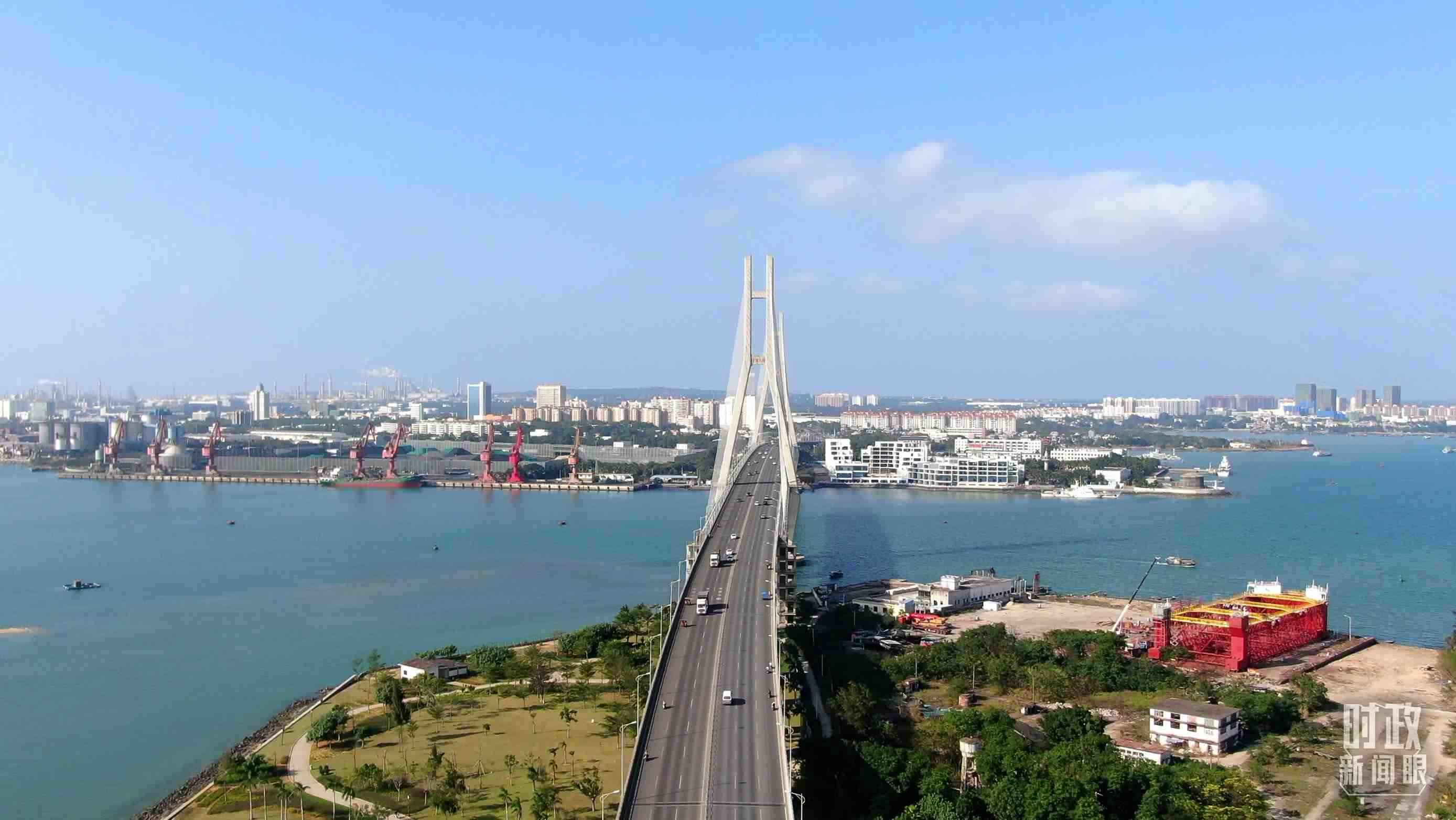 海南洋浦經(jīng)濟開發(fā)區(qū)。（總臺記者葉飛提供）