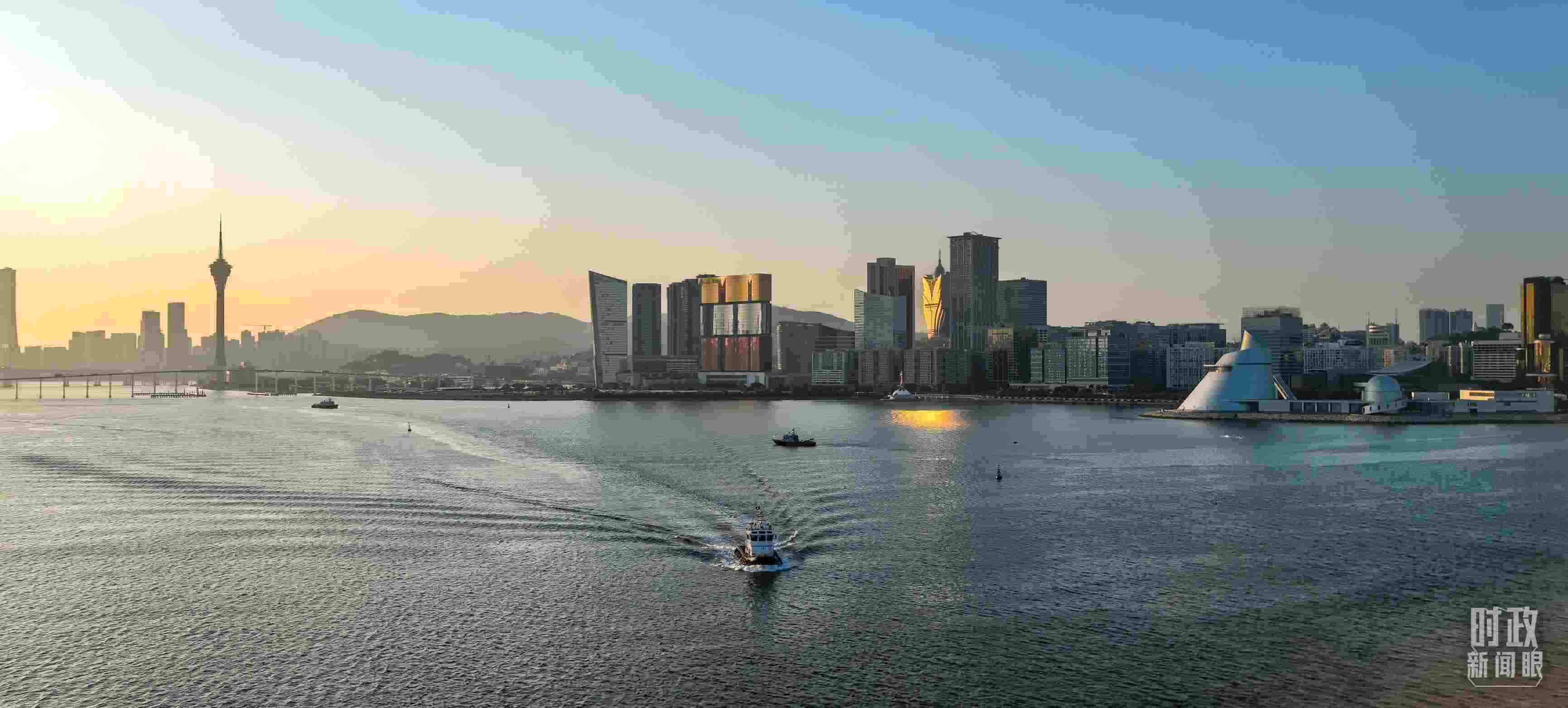 △澳門風光。（總臺央視記者王子杭拍攝）