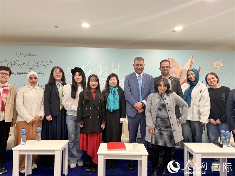 “中國與埃及：古往今來的聯(lián)系”主題分享會，人民網(wǎng)記者黃培昭攝