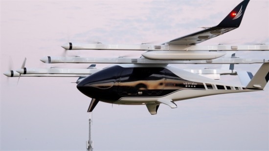 電動(dòng)垂直起降飛行器M1。受訪者供圖