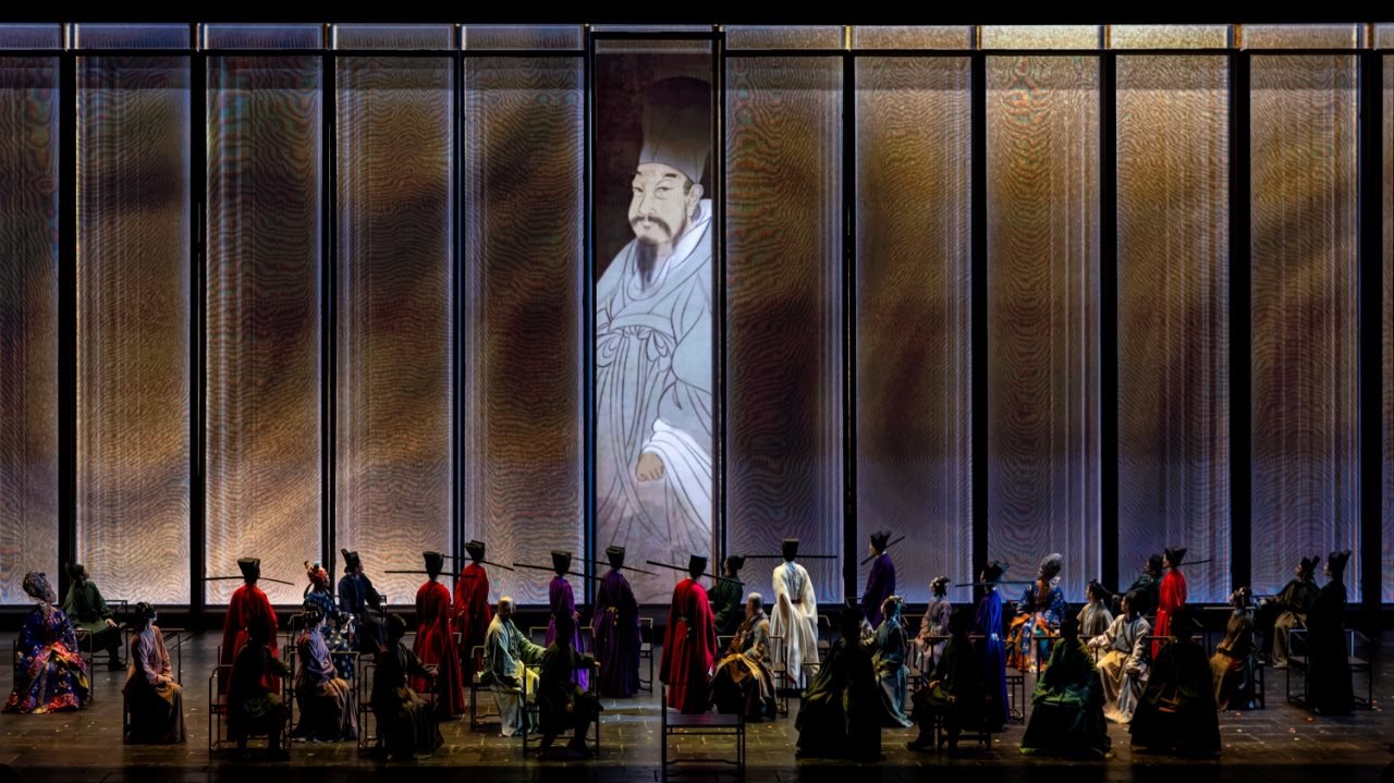 《蘇堤春曉》演出現(xiàn)場(chǎng)。國家話劇院供圖