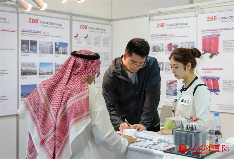 展會現(xiàn)場。人民網(wǎng) 塔里克·易卜拉欣攝