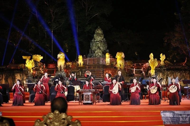 2024年1月13日，在柬埔寨暹粒舉行的“中柬人文交流年”啟動儀式。