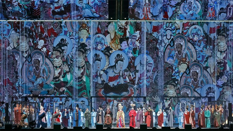 《受到召喚·敦煌》劇照。國話供圖