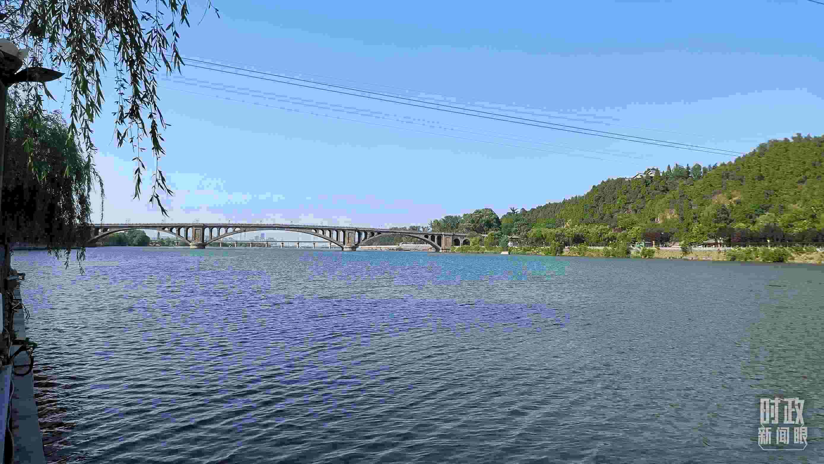 △伊河。（總臺(tái)央視記者范一鳴拍攝）